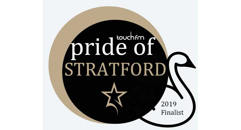 Finalist in 2019’s Pride of Stratford Awards